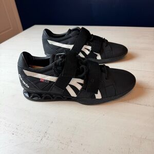 Do-win Weightlifting Athletic Powerlifting Shoes Black White Men’s Size 11.5